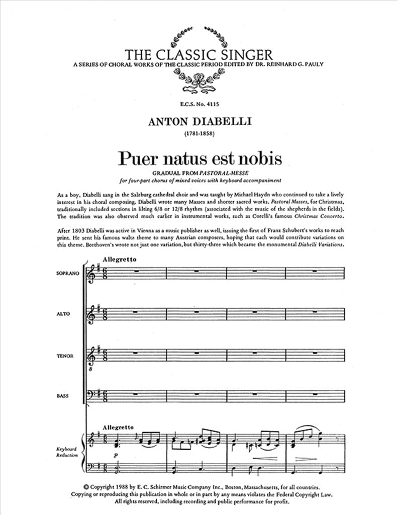 Puer natus est nobis